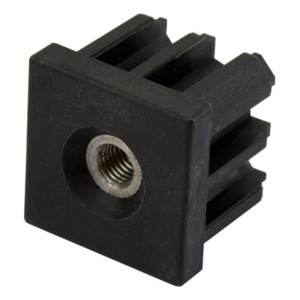 51mm Square M12 Threaded Tube End Stainless Steel (TIR51SQM12SS)