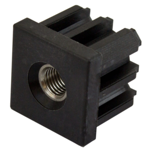 51mm Square M16 Threaded Tube End Stainless Steel (TIR51SQM16SS)