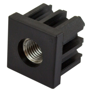 51mm Square M20 Threaded Tube End Stainless Steel (TIR51SQM20SS)