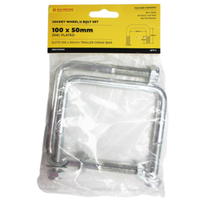 100x50mm U-Bolt to suit Jockey Wheels (UBOLT100X50)