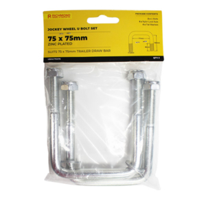 75x75mm U-Bolt to suit Jockey Wheels (UBOLT75X75)
