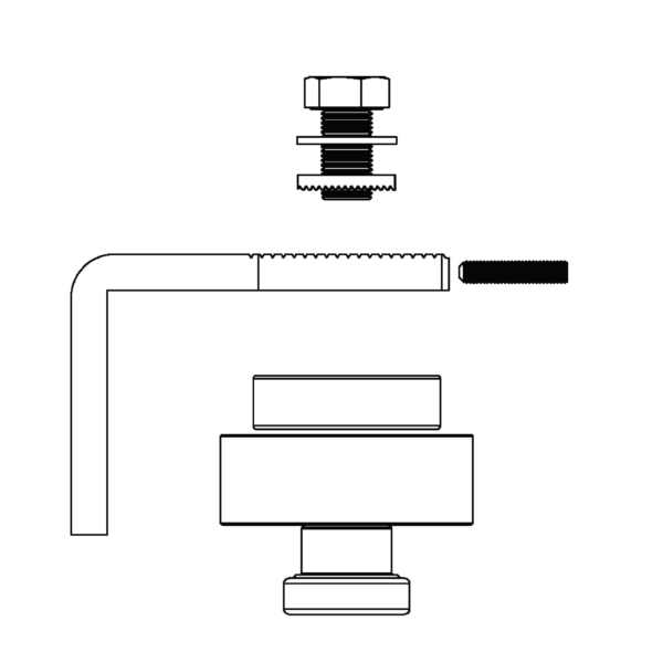 Heavy Duty Bolt-on Adjustable Bearing Hinge (GTR118) - Image 20