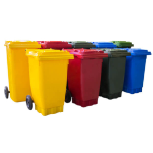 360L Capacity Yellow Wheelie Bin (WGR037)