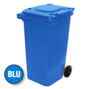 240L Capacity Blue Wheelie Bin (WGR028)