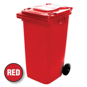 240L Capacity Red Wheelie Bin (WGR030)