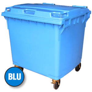 1100L Capacity Blue Wheelie Bin (WGR046)