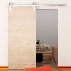 Country Style Stainless Steel 2m Barn Door Hardware Kit (BHR003)