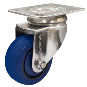 75mm Rebound Rubber Wheel Swivel Castor (S3386)