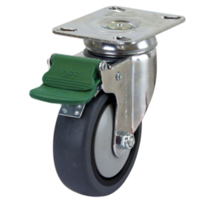 100mm Anti-Static Swivel Chrome Durolite Castor (S4508D)