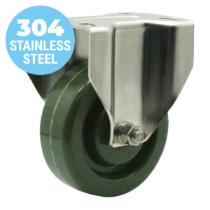 100mm High Temp Resin Wheel 300kg Capacity Castor (R4119)