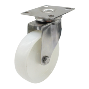 100mm Nylon Wheel 70kg Capacity Stainless Steel Castor (S4730)